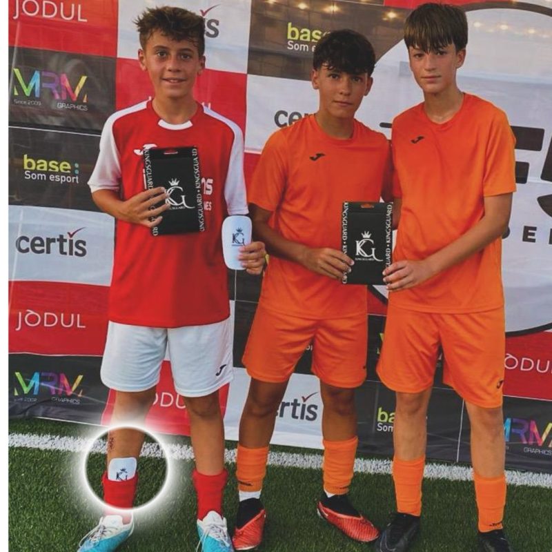 espinilleras de futbol para niños